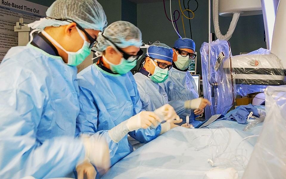 Cath lab, representative photograph