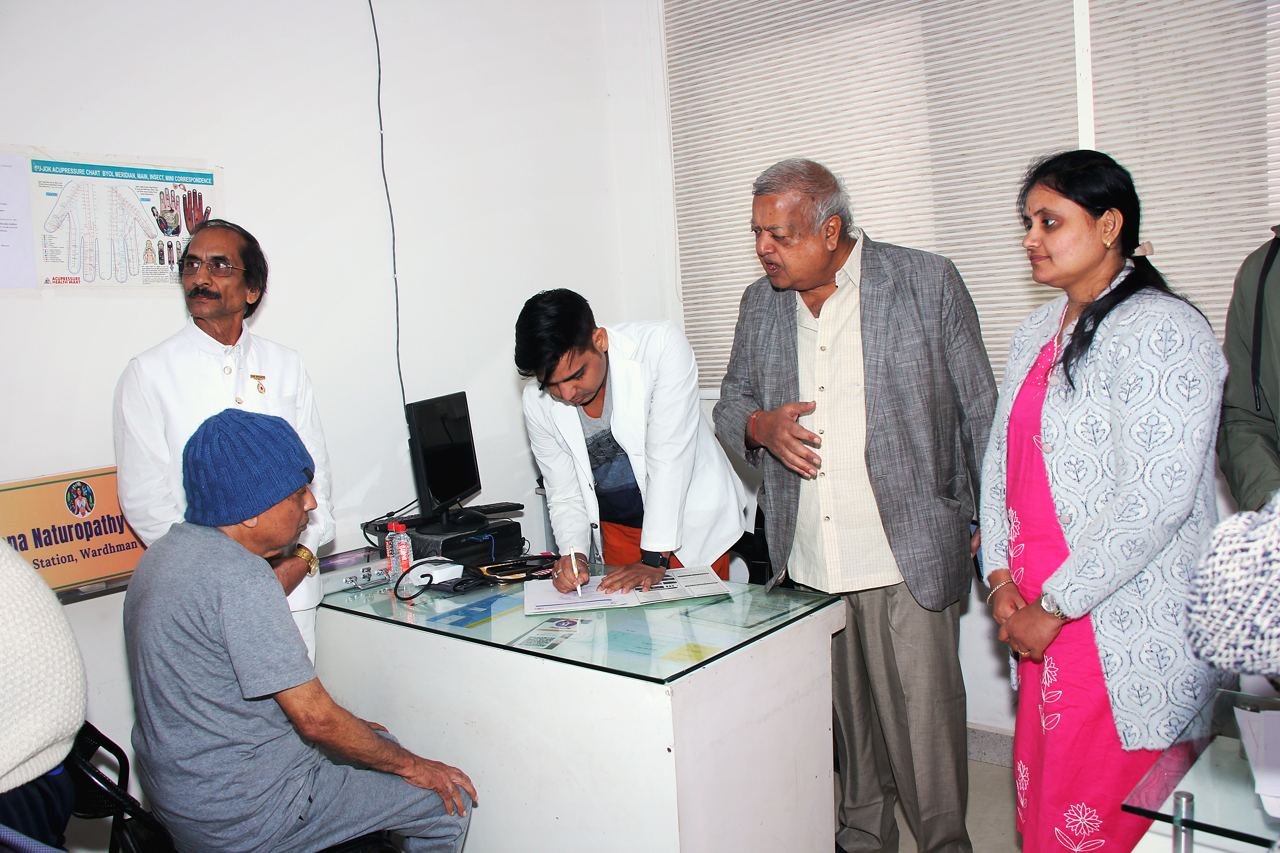 Dental care. A dental consultation at the hospital.
