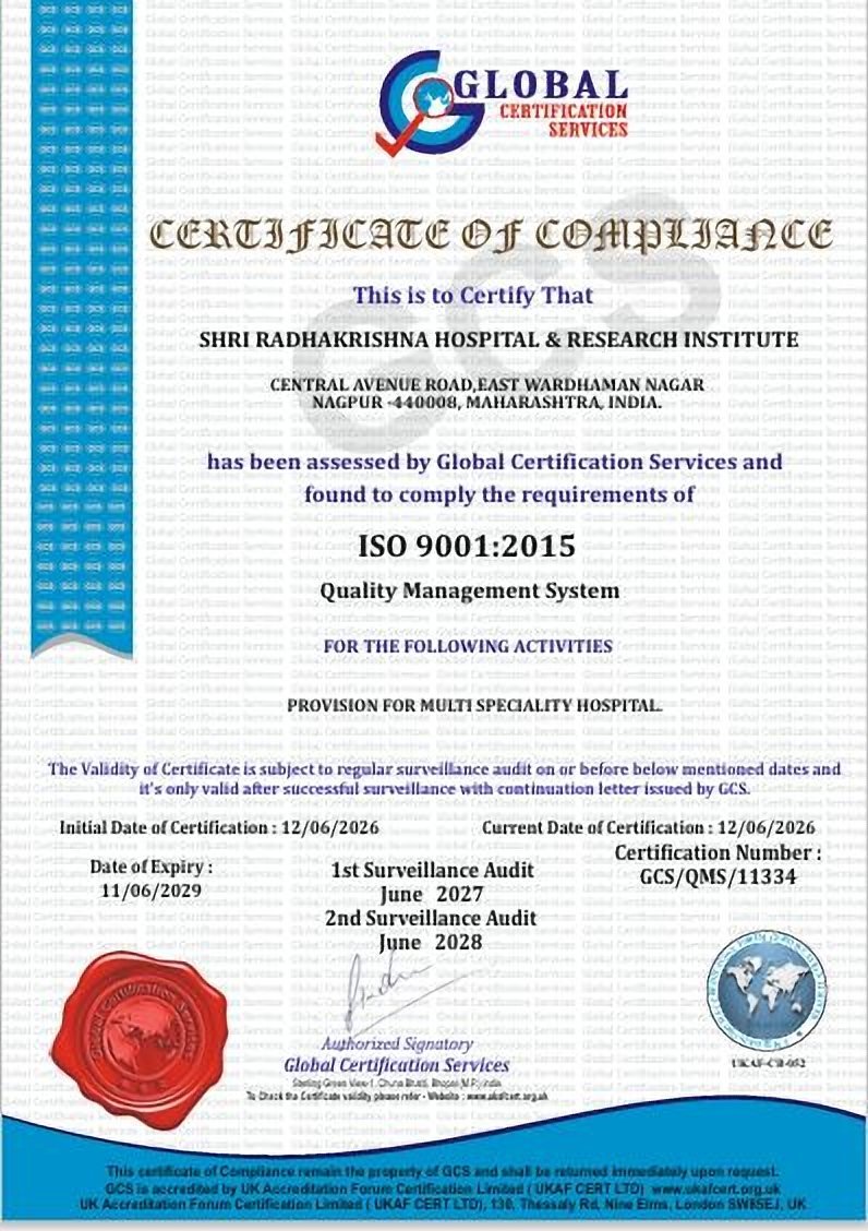 ISO 9001:2015 certificate
