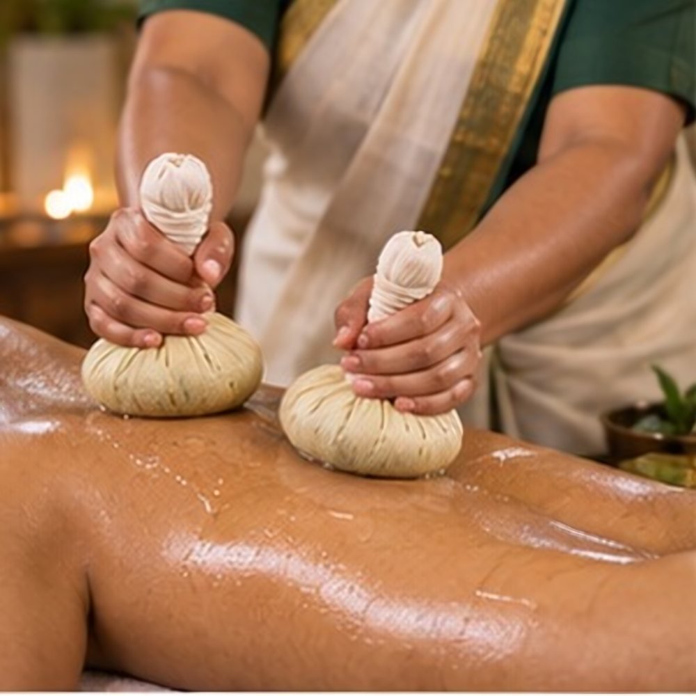 Pinda Sweda herbal potli massage